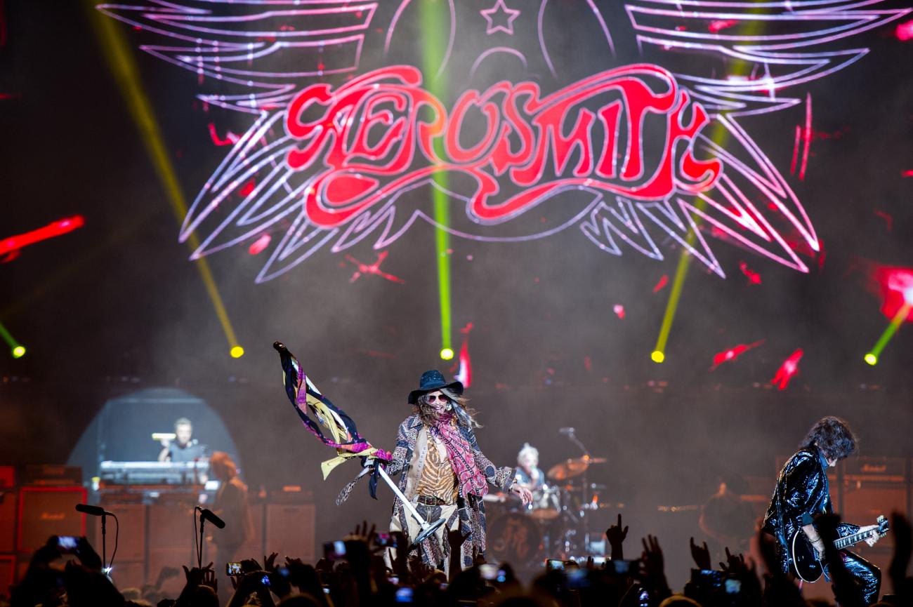 Aerosmith in Vilnius, Lithuania (Credit: Julius Kielaitis)