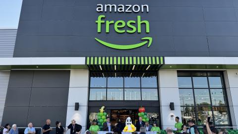 Opening of the Amazon Fresh Eatontown store (Image: Amazon).