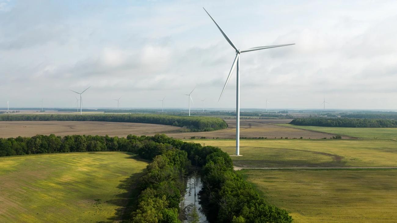 Delta Wind project, Tunica County, Miss. (Photo by AES)