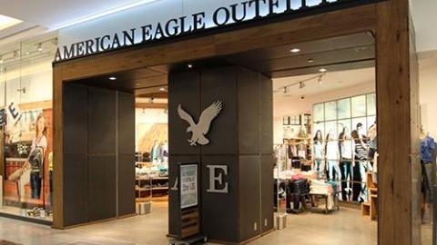 American Eagle Outfitters’ total net revenue rose 2% to $1.08 billion.