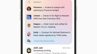 Apple Intelligence mobile inbox (Image: Apple)