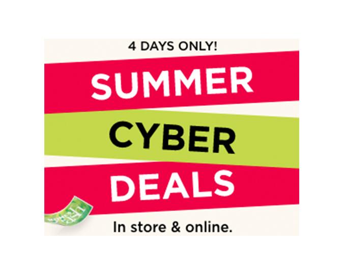 Kohl's Summer Cyber Deals