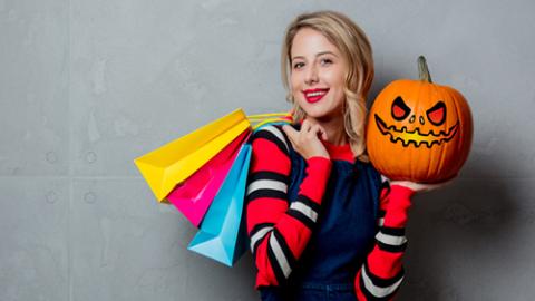 Halloween shopper