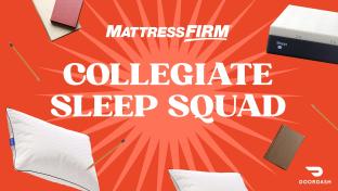 Mattress Firm Door Dash Collegiate Sleep Squad