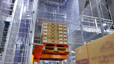 Automated Walmart perishable distribution center.