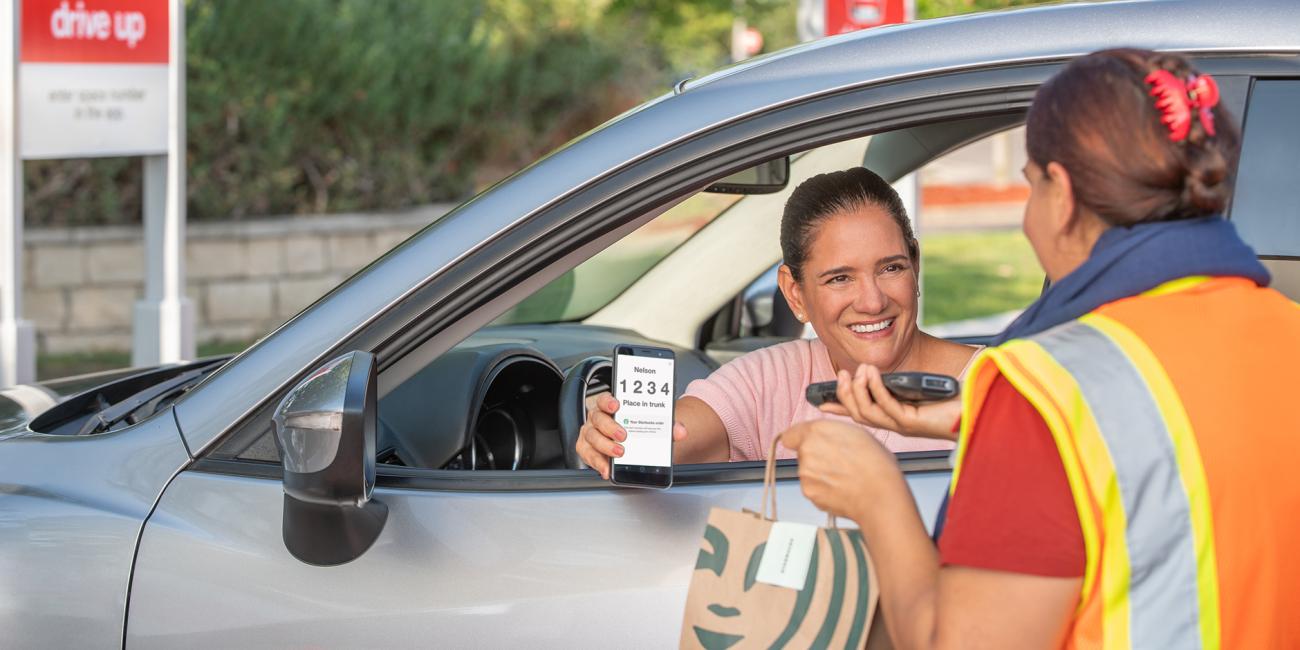 Target is adding Starbucks orders to its Drive-Up curbside offering.