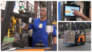 Walmart automated forklift